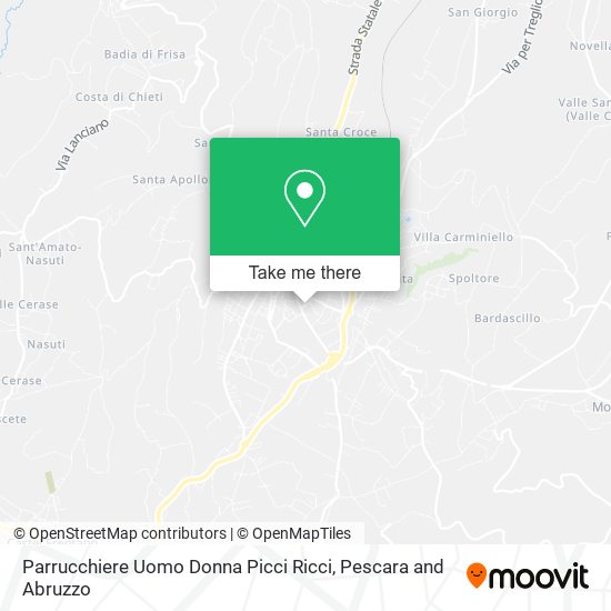 Parrucchiere Uomo Donna Picci Ricci map