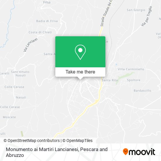 Monumento ai Martiri Lancianesi map