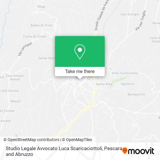 Studio Legale Avvocato Luca Scaricaciottoli map