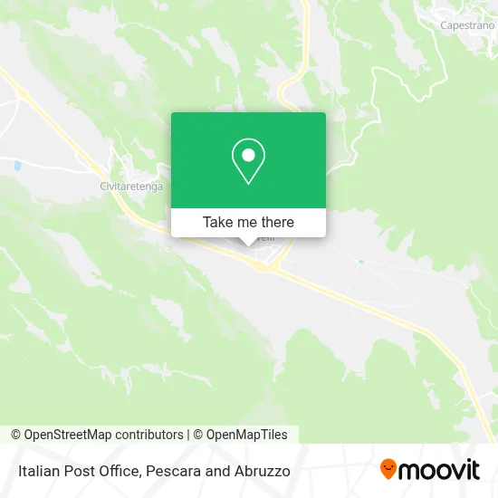 Italian Post Office map