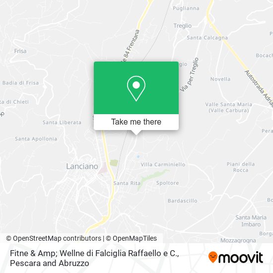 Fitne & Amp; Wellne di Falciglia Raffaello e C. map