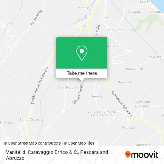 Vanite' di Caravaggio Errico & C. map