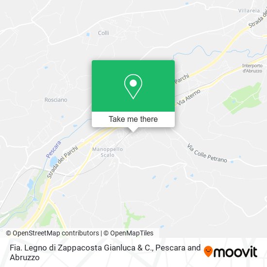 Fia. Legno di Zappacosta Gianluca & C. map