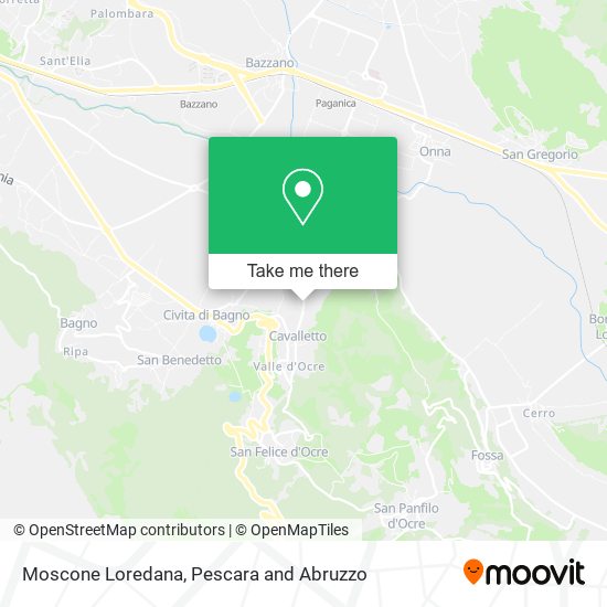 Moscone Loredana map