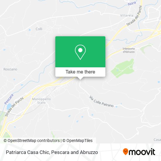 Patriarca Casa Chic map