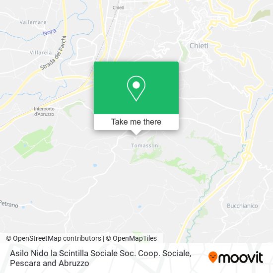 Asilo Nido la Scintilla Sociale Soc. Coop. Sociale map