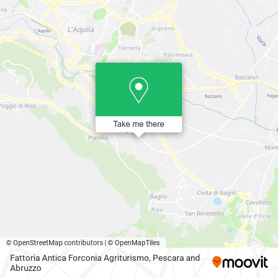 Fattoria Antica Forconia Agriturismo map