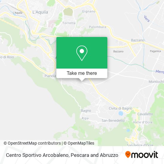 Centro Sportivo Arcobaleno map