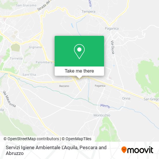 Servizi Igiene Ambientale L'Aquila map