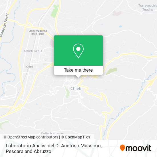Laboratorio Analisi del Dr.Acetoso Massimo map