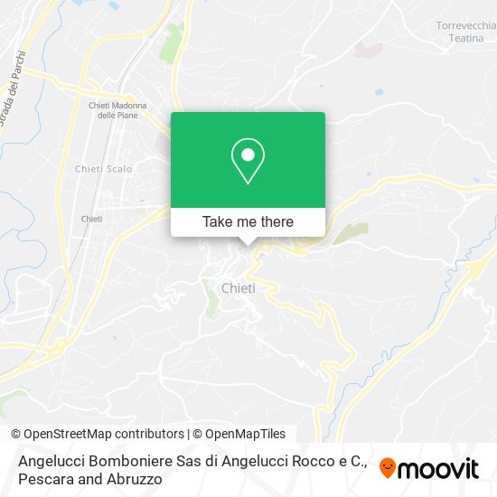 Angelucci Bomboniere Sas di Angelucci Rocco e C. map