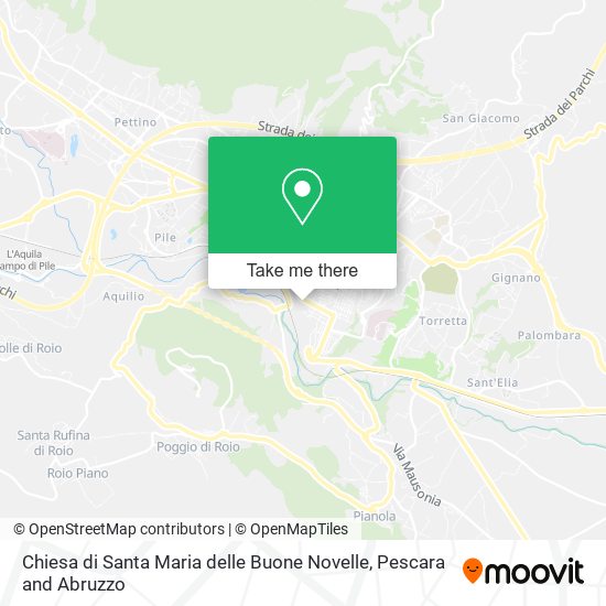 Chiesa di Santa Maria delle Buone Novelle map