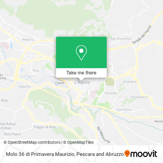 Molo 36 di Primavera Maurizio map