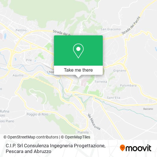 C.I.P. Srl Consulenza Ingegneria Progettazione map