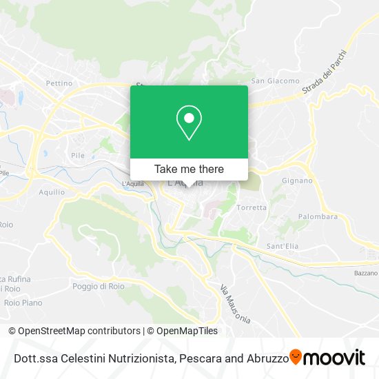 Dott.ssa Celestini Nutrizionista map