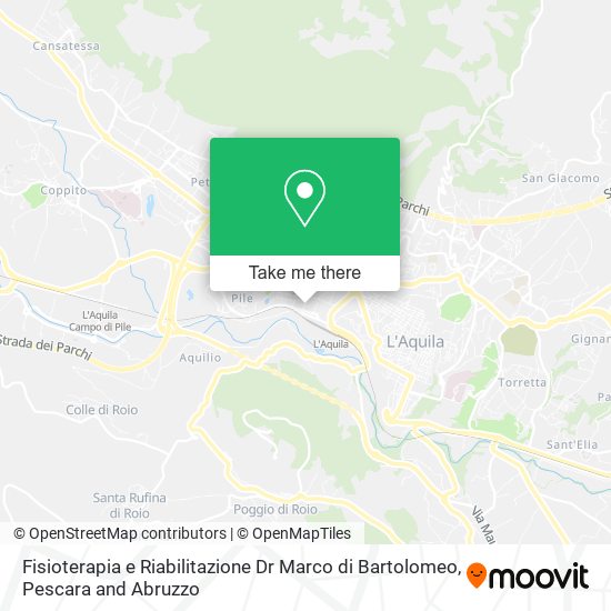 Fisioterapia e Riabilitazione Dr Marco di Bartolomeo map