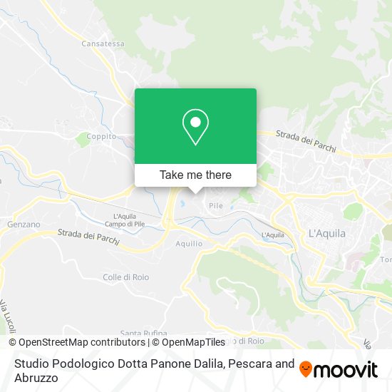Studio Podologico Dotta Panone Dalila map