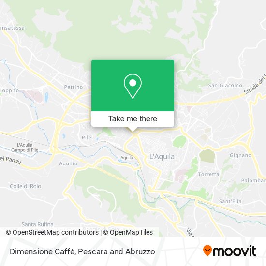 Dimensione Caffè map