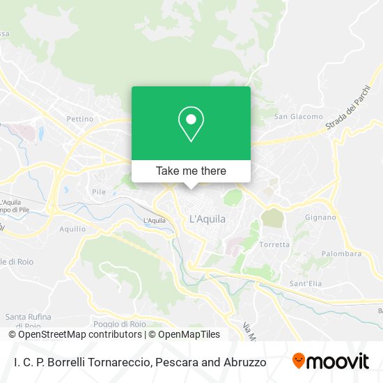 I. C. P. Borrelli Tornareccio map