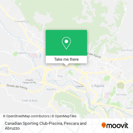 Canadian Sporting Club-Piscina map