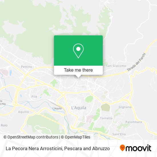 La Pecora Nera Arrosticini map