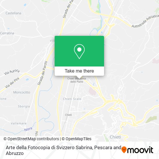 Arte della Fotocopia di Svizzero Sabrina map