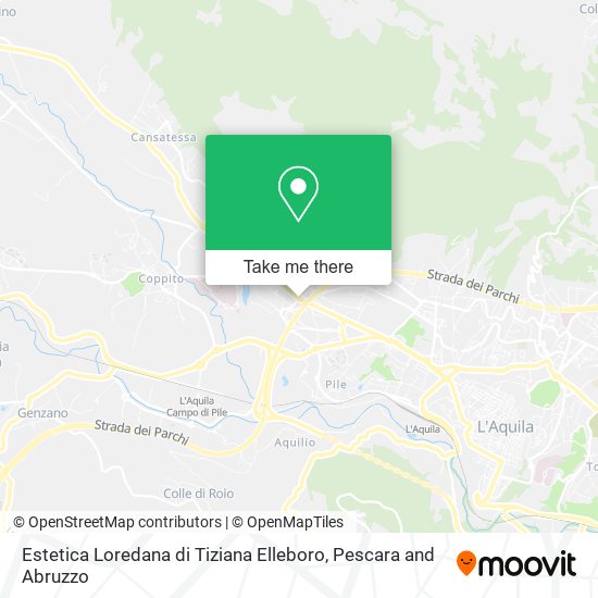 Estetica Loredana di Tiziana Elleboro map