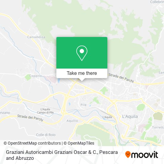 Graziani Autoricambi Graziani Oscar & C. map
