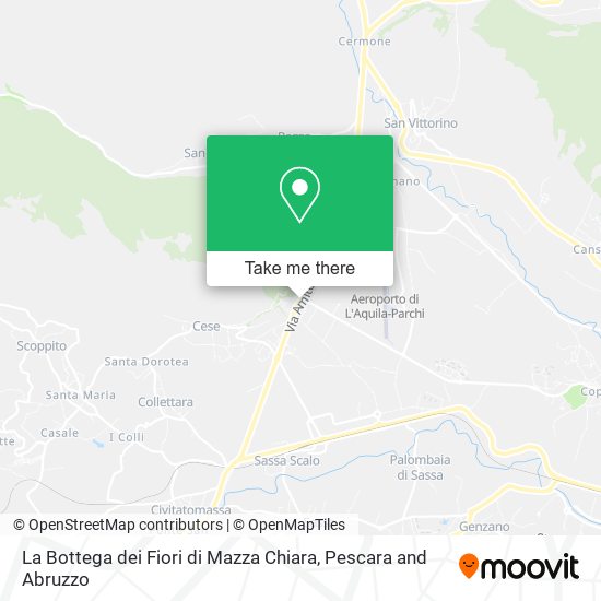 La Bottega dei Fiori di Mazza Chiara map