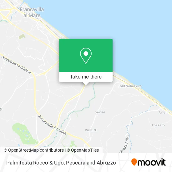 Palmitesta Rocco & Ugo map
