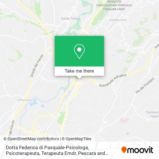 Dotta Federica di Pasquale-Psicologa, Psicoterapeuta, Terapeuta Emdr map