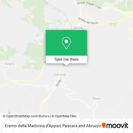 Eremo della Madonna d'Appari map