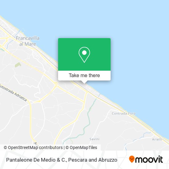 Pantaleone De Medio & C. map