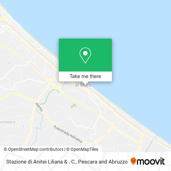 Stazione di Anitei Liliana & . C. map
