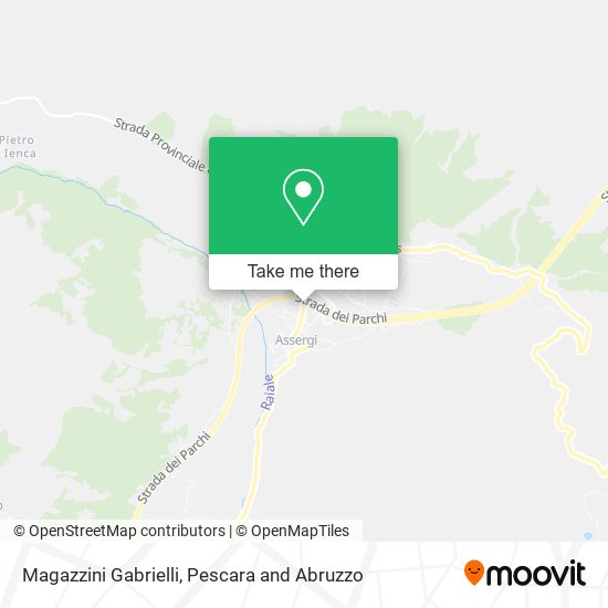 Magazzini Gabrielli map