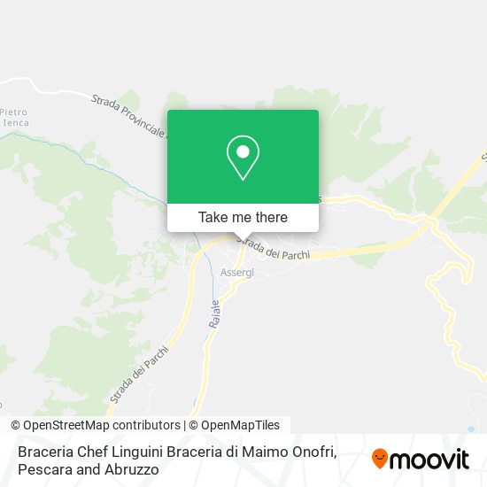 Braceria Chef Linguini Braceria di Maimo Onofri map
