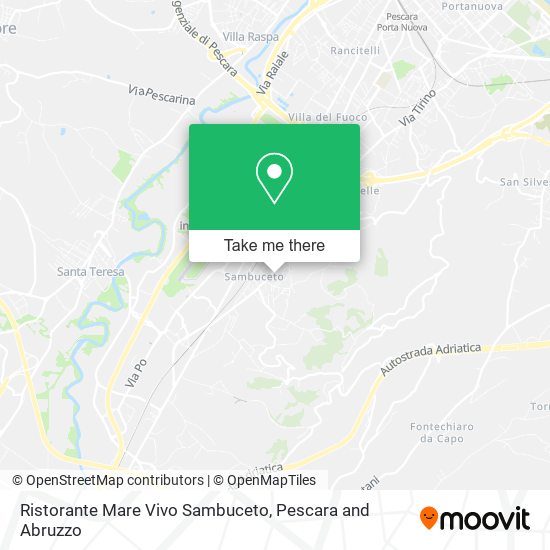 Ristorante Mare Vivo Sambuceto map