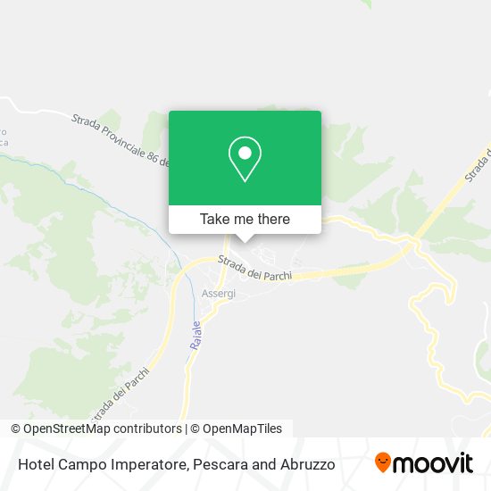 Hotel Campo Imperatore map
