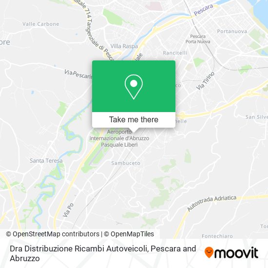 Dra Distribuzione Ricambi Autoveicoli map