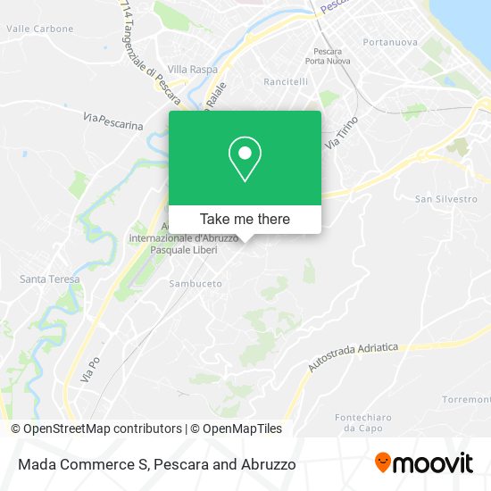 Mada Commerce S map