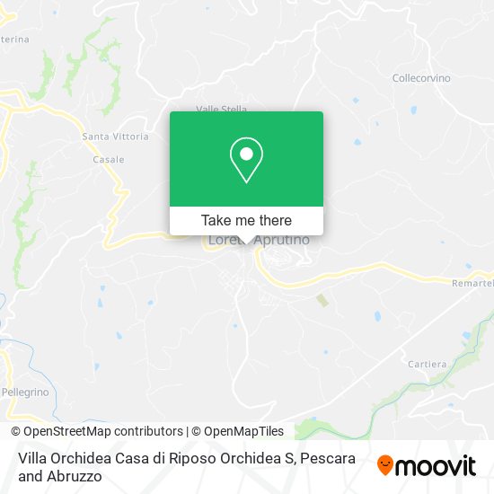 Villa Orchidea Casa di Riposo Orchidea S map