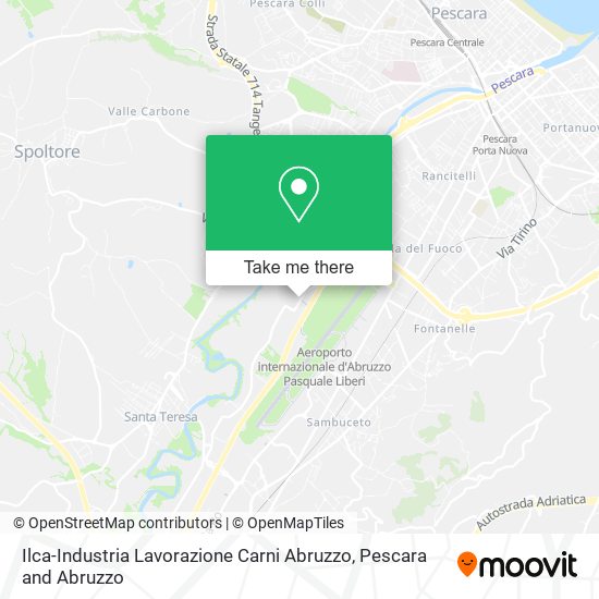 Ilca-Industria Lavorazione Carni Abruzzo map