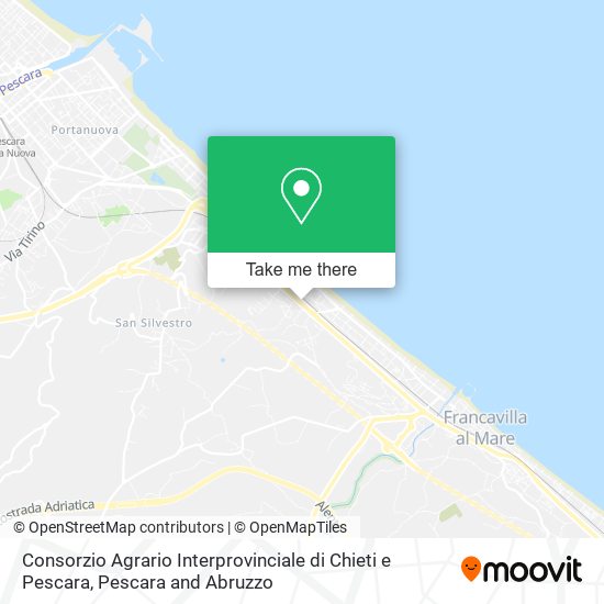 Consorzio Agrario Interprovinciale di Chieti e Pescara map