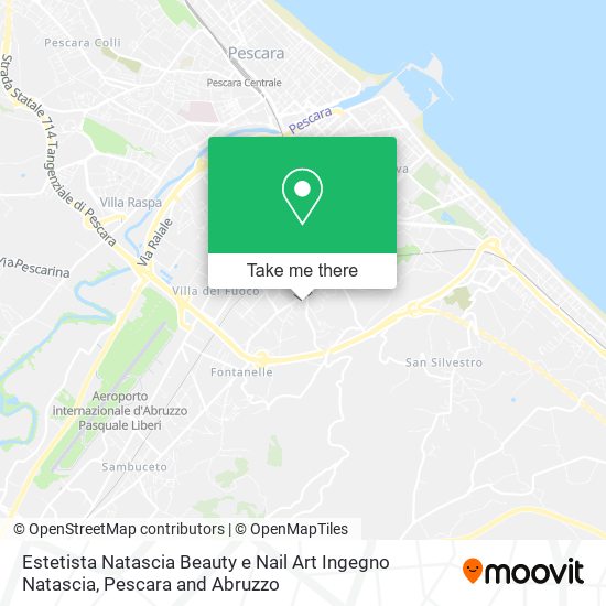 Estetista Natascia Beauty e Nail Art Ingegno Natascia map