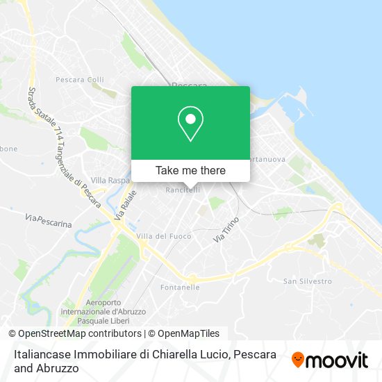 Italiancase Immobiliare di Chiarella Lucio map