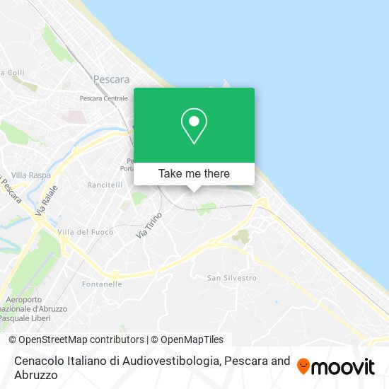 Cenacolo Italiano di Audiovestibologia map