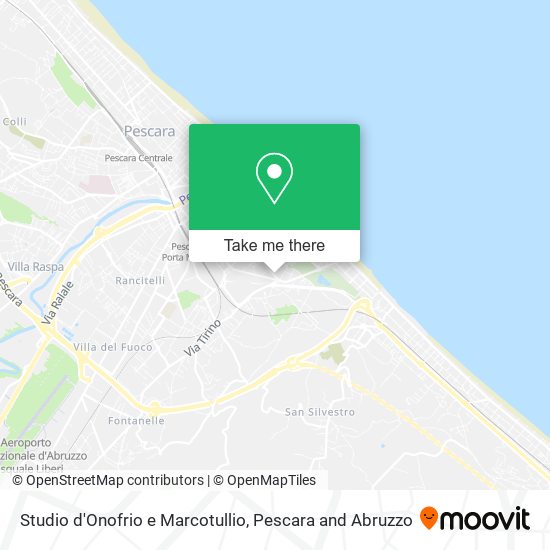 Studio d'Onofrio e Marcotullio map