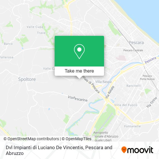 Dvl Impianti di Luciano De Vincentis map