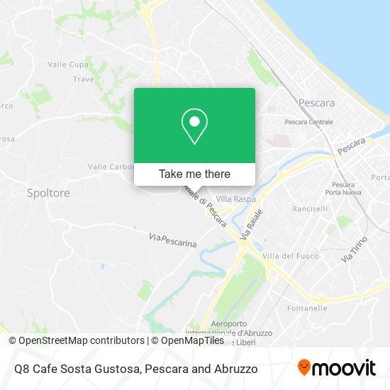 Q8 Cafe Sosta Gustosa map