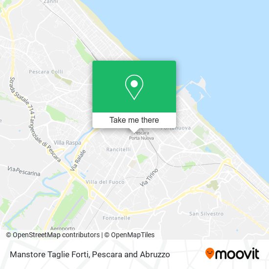 Manstore Taglie Forti map